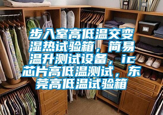 步入室高低溫交變濕熱試驗箱,簡易溫升測試設備,ic芯片高低溫測試,東莞高低溫試驗箱