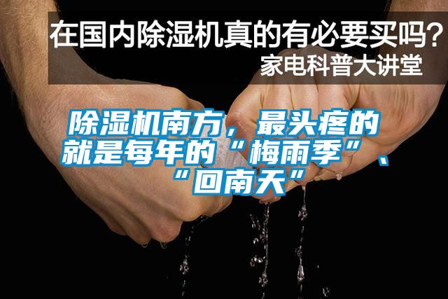除濕機南方，最頭疼的就是每年的“梅雨季”、“回南天”