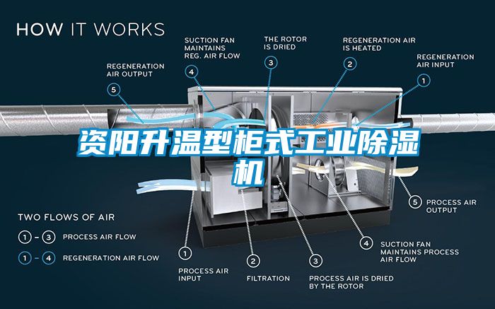 資陽升溫型柜式工業除濕機