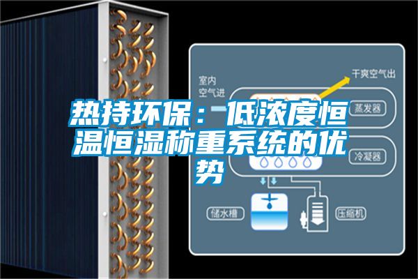 熱持環保：低濃度恒溫恒濕稱重系統的優勢