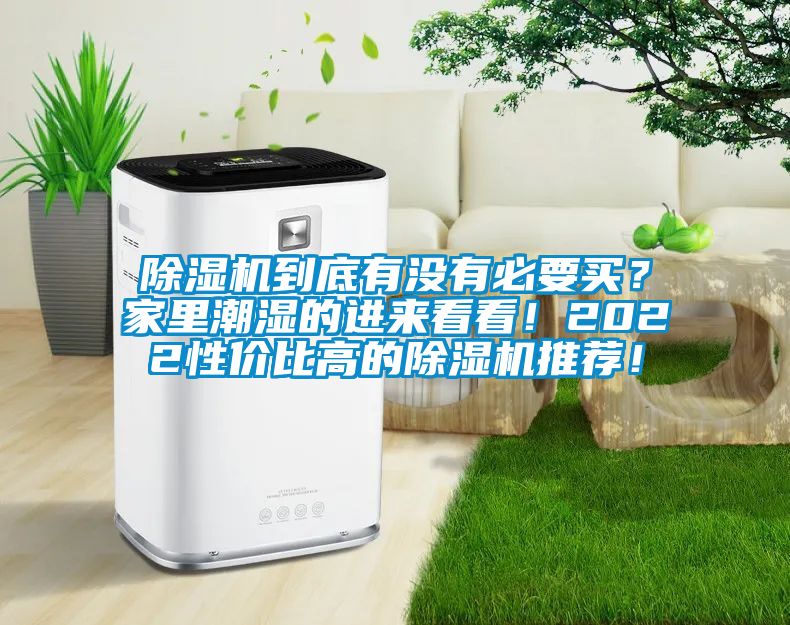 除濕機到底有沒有必要買？家里潮濕的進來看看！2022性價比高的除濕機推薦！