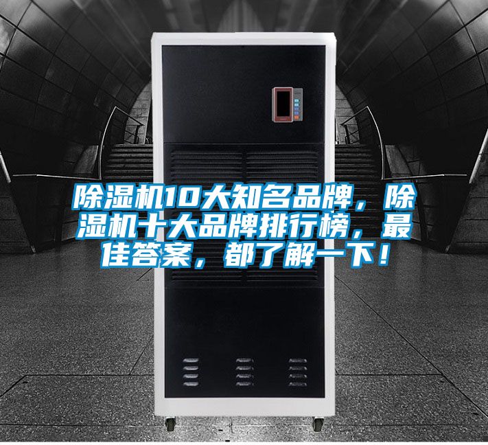 除濕機10大知名品牌，除濕機十大品牌排行榜，最佳答案，都了解一下！