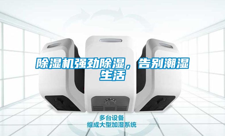除濕機強勁除濕，告別潮濕生活
