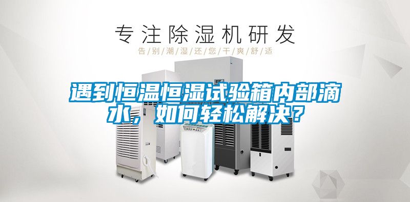 遇到恒溫恒濕試驗(yàn)箱內(nèi)部滴水，如何輕松解決？