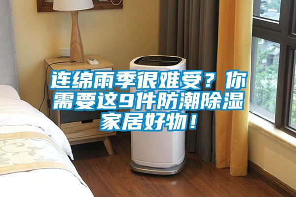 連綿雨季很難受？你需要這9件防潮除濕家居好物！