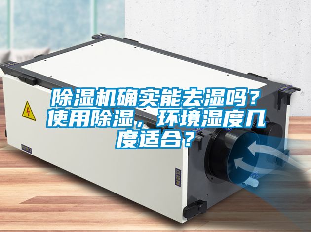 除濕機確實能去濕嗎？使用除濕，環境濕度幾度適合？