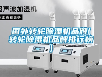 常見問題國外轉輪除濕機品牌(轉輪除濕機品牌排行榜)