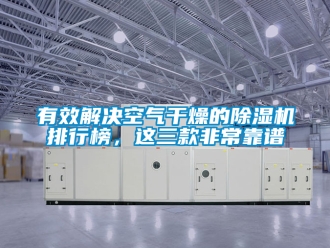 行業新聞有效解決空氣干燥的除濕機排行榜，這三款非常靠譜