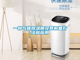 企業(yè)新聞一種氣體除濕膜及其制備方法和應(yīng)用