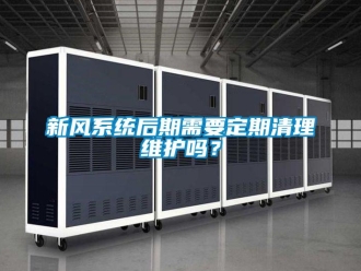 常見問題新風(fēng)系統(tǒng)后期需要定期清理維護(hù)嗎？
