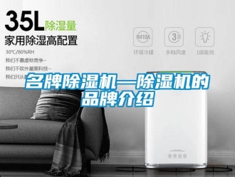 企業新聞名牌除濕機—除濕機的品牌介紹