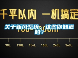企業新聞關于新風系統，這些你知道嗎？