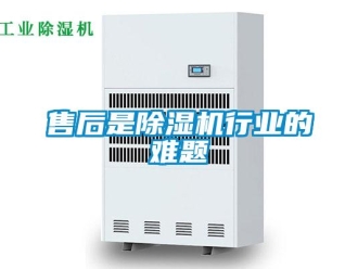 知識百科售后是除濕機行業(yè)的難題