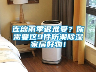 常見問題連綿雨季很難受？你需要這9件防潮除濕家居好物！