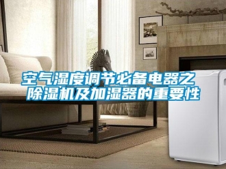 行業(yè)新聞空氣濕度調節(jié)必備電器之 除濕機及加濕器的重要性