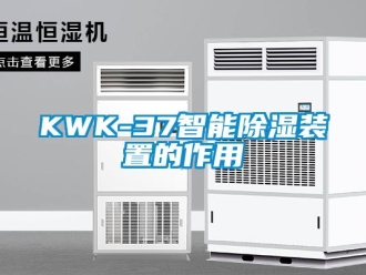企業新聞KWK-37智能除濕裝置的作用