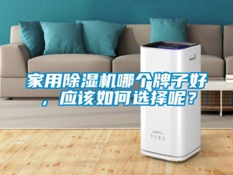 常見問題家用除濕機哪個牌子好，應該如何選擇呢？