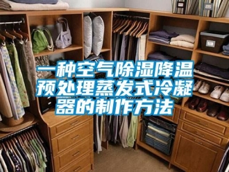 行業新聞一種空氣除濕降溫預處理蒸發式冷凝器的制作方法