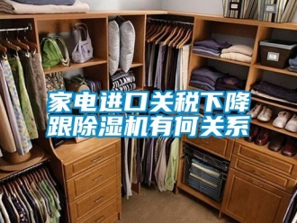 行業(yè)新聞家電進(jìn)口關(guān)稅下降跟除濕機(jī)有何關(guān)系