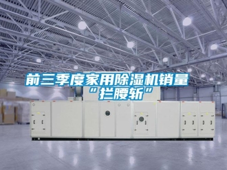行業(yè)新聞前三季度家用除濕機銷量“攔腰斬”