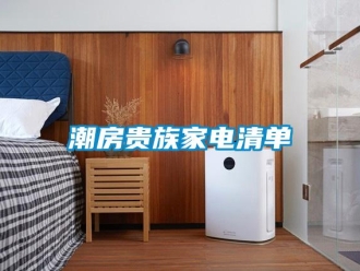 企業(yè)新聞潮房貴族家電清單