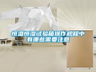 知識百科恒溫恒濕試驗(yàn)箱操作規(guī)程中有哪些需要注意