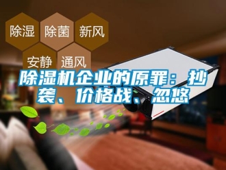 常見問題除濕機企業的原罪：抄襲、價格戰、忽悠