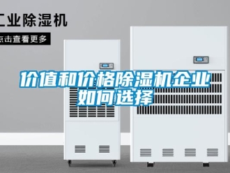 常見問題價值和價格除濕機(jī)企業(yè)如何選擇