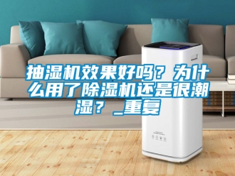 企業(yè)新聞抽濕機效果好嗎？為什么用了除濕機還是很潮濕？_重復