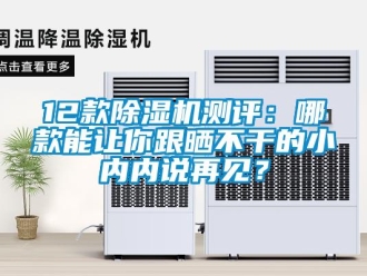 企業(yè)新聞12款除濕機測評：哪款能讓你跟曬不干的小內(nèi)內(nèi)說再見？
