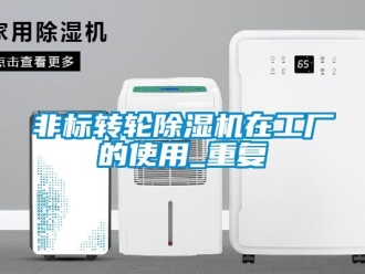 常見問題非標轉輪除濕機在工廠的使用_重復