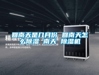 行業新聞回南天是幾月份 回南天怎么除濕 南天 除濕機