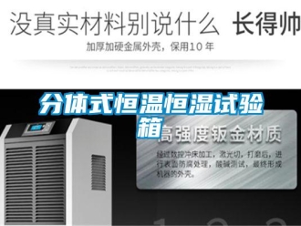 知識百科分體式恒溫恒濕試驗箱