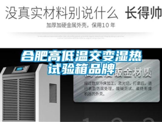 常見問題合肥高低溫交變濕熱試驗箱品牌