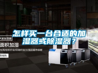 行業新聞怎樣買一臺合適的加濕器或除濕器？