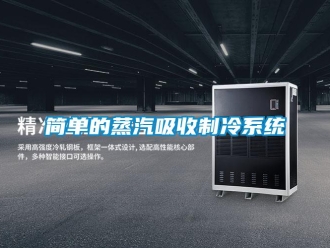 行業新聞簡單的蒸汽吸收制冷系統