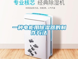 行業(yè)新聞一種電柜用除濕器的制作方法