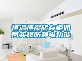 知識百科恒溫恒濕儲存柜如何實現防靜電功能