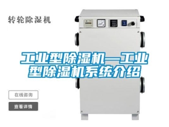 常見問(wèn)題工業(yè)型除濕機(jī)—工業(yè)型除濕機(jī)系統(tǒng)介紹