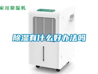 常見問題除濕有什么好辦法嗎