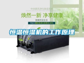 知識(shí)百科恒溫恒濕機(jī)的工作原理