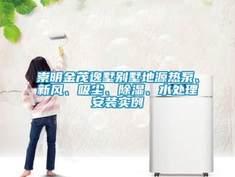企業(yè)新聞崇明金茂逸墅別墅地源熱泵、新風、吸塵、除濕、水處理安裝實例