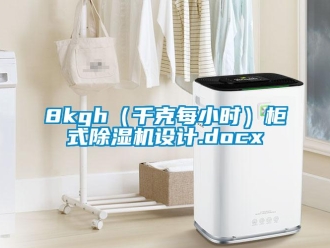 企業新聞8kgh（千克每小時）柜式除濕機設計.docx