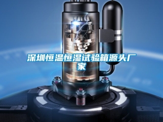 知識百科深圳恒溫恒濕試驗箱源頭廠家