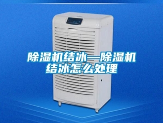行業(yè)新聞除濕機結(jié)冰—除濕機結(jié)冰怎么處理