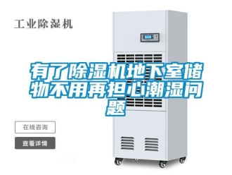 行業新聞有了除濕機地下室儲物不用再擔心潮濕問題