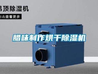 行業新聞臘味制作烘干除濕機