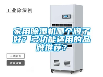 企業(yè)新聞家用除濕機哪個牌子好？多功能適用的品牌推薦？