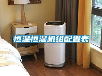 知識(shí)百科恒溫恒濕機(jī)組配置表