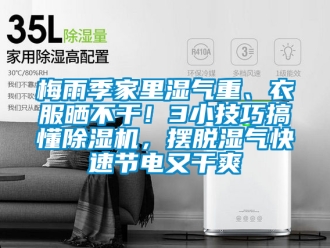 行業新聞梅雨季家里濕氣重、衣服曬不干！3小技巧搞懂除濕機，擺脫濕氣快速節電又干爽